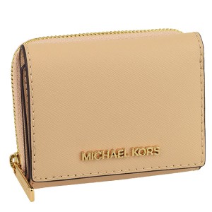 マイケルコース MICHAEL KORS ショップ袋付き  三つ折り財布 アウトレット d35h9gtvz5l-buff レディース 女性 プレゼント ブランド ギフ