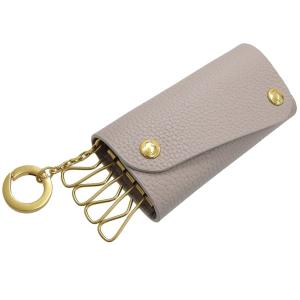 IL BISONTE レザーキーケース グレー IL BISONTE グレー レザー キーケース イルビゾンテ キー ケース