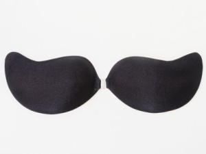 ヌードブラタイプ 胸パッド ボリュームアップ/インナー 補助アイテム #黒色/Aカップ 送料込