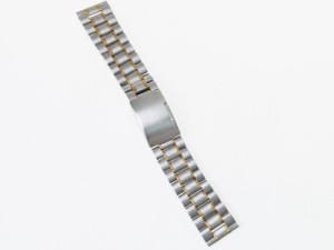 汎用 ステンレス製 腕時計 ベルト ブレスレット バンド Dバックル 交換用 22mm#ミックス 送料込