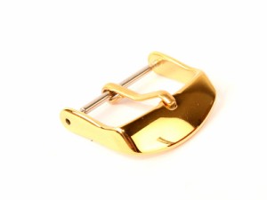 ステンレス製 交換用 汎用タイプ 腕時計 尾錠 金具 ゴールド#12mm 送料込