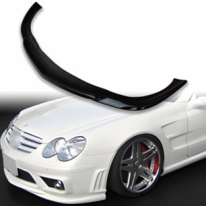 純正色塗装 メルセデスベンツ用 SLクラス R230 中期 SL65 AMGバンパー用 フロントリップスポイラー 2004-2008 FRP材質 GH 送料込