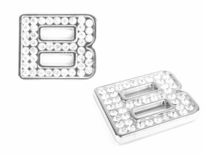 キラキラ 光る 3D立体 英字 ステッカー カー バイク DIY/B 送料無料