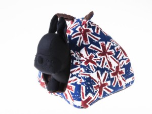 猫 小型犬 ウサ耳 テントタイプ ペットベッド ペットハウス Lサイズ#イギリスブルー 送料込