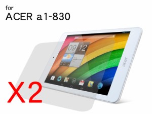 2枚入！acer Iconia A1-830 Tablet タブレット 液晶フィルム シール クリア/マットタイプ 送料込