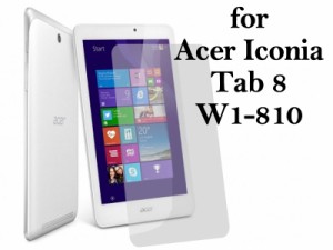 acer Iconia Tab 8 W1-810前面透明フィルム 液晶保護シート#高光沢クリア 送料込