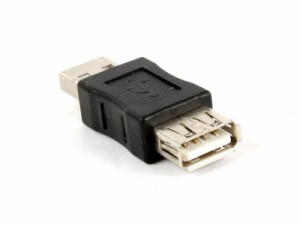 USBオス to USBメス 転送 変換コネクタ アダプター 送料込