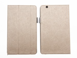 Huawei MediaPad M3 8.4インチ用 PUレザー 合成革 上品感 横開き 三つ折り 保護カバー スタンドケース#ゴールド 送料込