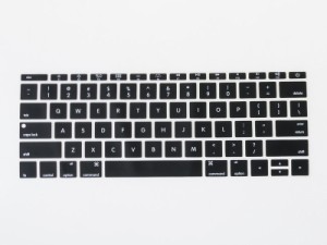 2016 Macbook Pro 13インチ A1708(Touch Barなし) 専用キーボード配列カバー(JIS不適合)#ブラック 送料込