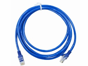 LAN ケーブル RJ45 ネット オス to オス コネクター 延長 ケーブル 300cm#ブルー 送料込