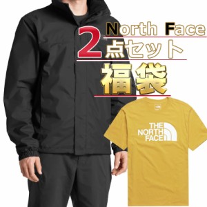 ノースフェイス Tシャツ ジャケット 福袋 メンズ 2点セット USAモデル THE North Face 送料無料 メンズ ブランド 福袋 2022 お得な半袖T