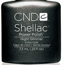 ＣＮＤ　シェラック　ＵＶカラーコート　７．３ｍl３８１　ナイトグリマー