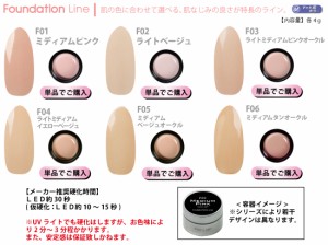 para gel(パラジェル)  ファンデーションカラージェルセット