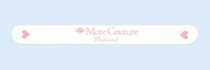 More Couture（モアクチュール） エメリーボード　ハート　１２０／２４０Ｇ