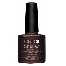 ＣＮＤ　シェラック　ＵＶカラーコート　７．３ｍl５１０　ブラウン系ワインレッド