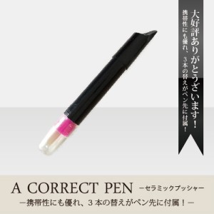 【メール便対応】セラミックプッシャー/ストーンプッシャー  A  CORRECT  PEN