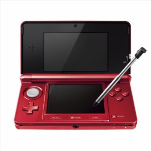 ニンテンドー3DS フレアレッド【メーカー生産終了】(中古品)