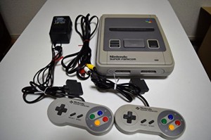 スーパーファミコン本体　コントローラー・アダプタ・ケーブル セット(中古品)