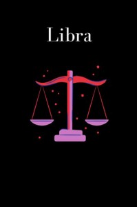 Libra Notebook: Spiritual Aesthetic Libra Zodiac Notebook Blank Lined Journal (Zodiac Notebooks)(中古品)