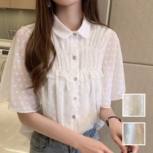 丸襟 ブラウス 韓国の通販 Au Pay マーケット