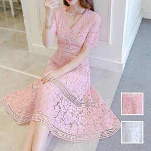 韓国 総レース ワンピースの通販 Au Pay マーケット