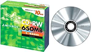 三菱化学 SW74QU10 CD-RW 650MB 10枚 スリムケース入り(中古品)