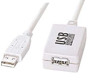 サンワサプライ USBリピーターケーブル KB-USB-R5(中古品)