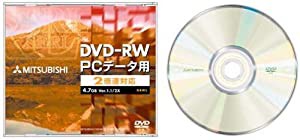 三菱化学メディア DHW47U1 DVD-RW PC用2倍速対応1枚(中古品)