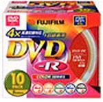 FUJIFILM VDR120CX10 M 4X A DVD-Rきれい録り 4倍速 ビデオ用 カラー10枚組(中古品)