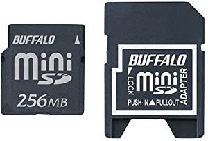 BUFFALO RSDM-256M miniSDカード 256MBモデル(中古品)