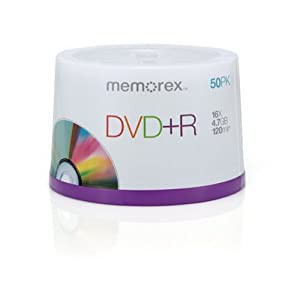 メモレックス・テレックス 4.7GB 16倍速 DVD+Rディスク(50枚パック) 並行輸入品(中古品)