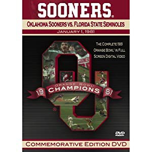 1981 Oklahoma Sooners Vs Florida State Seminoles [DVD](中古品)