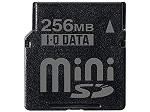 アイ・オー・データ機器 miniSDカード 256MB SDM-256M(中古品)