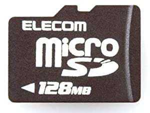 ELECOM microSDカード 128MB MF-MRSD128(中古品)