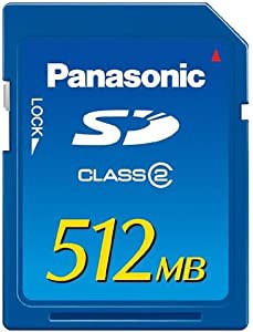 パナソニック RP-SDR512J1A SDメモリーカード(512MB)(中古品)