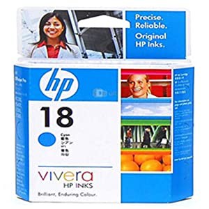 ヒューレット・パッカード HP 18 インクカートリッジ シアン(中古品)