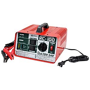 メルテック バッテリー充電器(農耕・船舶・獣よけ・電源用BT) 正式PSE取得 DC12/24V対応 開放型バッテリー用 定格12A セルブース