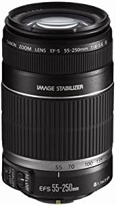 Canon 望遠レンズ EF-S55-250mm F4-5.6 IS APS-C対応(中古品)