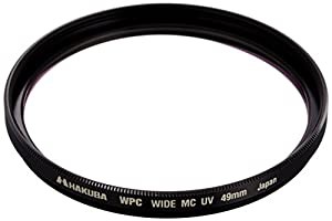 HAKUBA 49mm レンズフィルター WPCワイドMC UV 日本製 CF-WPCWUV49(中古品)