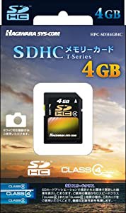 ハギワラシスコム SDHCカード Class4 4GB ブラック HPC-SDH4GB4C(中古品)