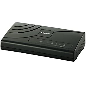 Logitec イーサネットHUB / 5ポート / 電源外付け/ブラック LAN-SW05/PCB(中古品)