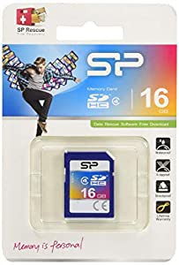 シリコンパワー SDカード 16GB Class4 無期限保証 SP016GBSDH004V10(中古品)