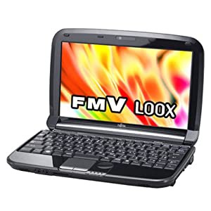 富士通 モバイルパソコン FMV-BIBLO LOOX M/G10（シャイニーブラック・Office2年間ライセンス版） FMVLMG30B2(中古品)