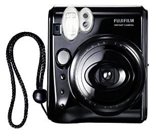 FUJIFILM インスタントカメラ チェキ instax mini 50S ピアノブラック INS MINI 50S BL(中古品)