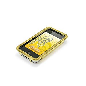 丸紅インフォテック KiraKira iPhone Case for 4 Gold KK-IPC-4-G(中古品)