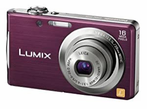 パナソニック デジタルカメラ LUMIX FH5 バイオレット DMC-FH5-V(中古品)