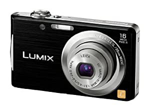 パナソニック デジタルカメラ LUMIX FH5 ブラック DMC-FH5-K(中古品)