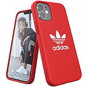 アディダスオリジナルス iPhone12 Mini ケース 5.4インチ アディダス アディカラーシリーズ スカーレット [adidas FW20 for iPho