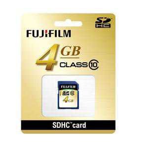 富士フイルム SDHC-004G-C10 SDHCカード 4GB CLASS10(中古品)