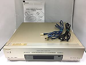 ソニー S-VHSハイファイ/miniDV デジタルダブルビデオデッキ WV-DR9　ケーブル付 (デパート　高額品／常温倉庫)(中古品)